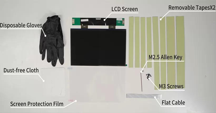 Comment remplacer l'écran LCD de l'imprimante 3D Edge E2 après une période d'utilisation?