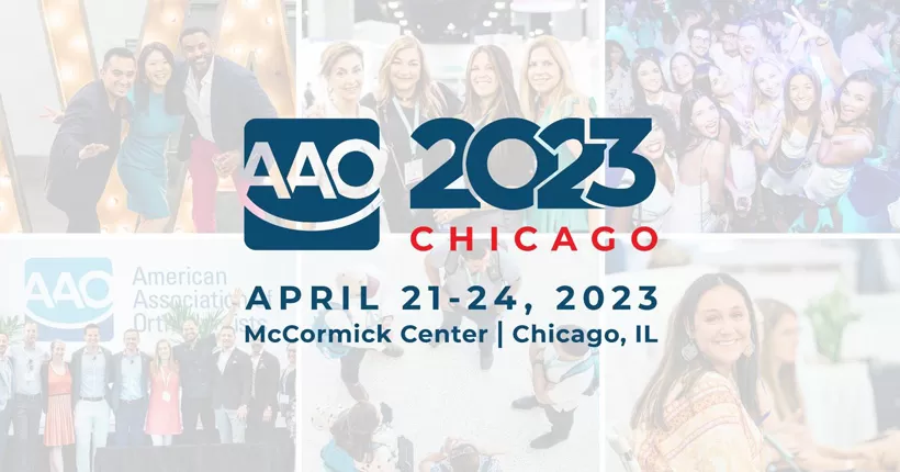 Rencontrez-nous à la session annuelle de l'AAO 2023, Chicago, IL